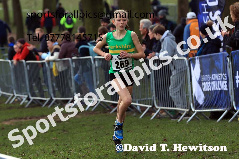 Girls Under-13s, 2024 CAU Inter Counties Cross Country Champs., Wollaton Park, Nottingham. Photo: David T. Hewitson/Sports for All Pics